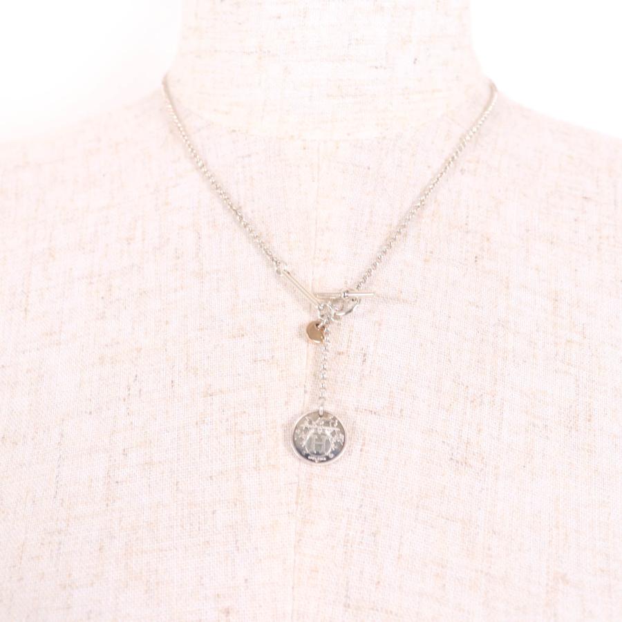 HERMES（エルメス） 美品☆HERMES エクスリブリスPM ネックレス AG925 