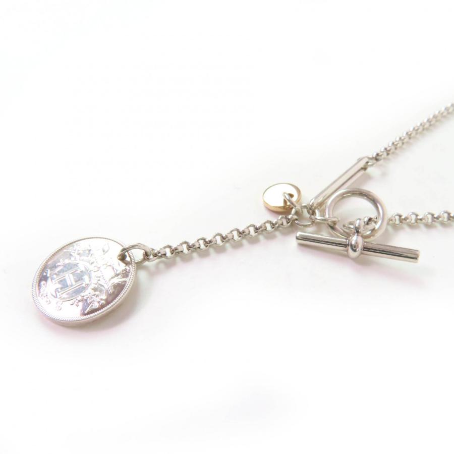 HERMES（エルメス） 美品☆HERMES エクスリブリスPM ネックレス AG925 