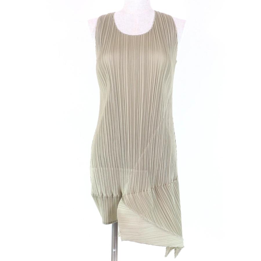 PLEATS PLEASE プリーツプリーズ アシンメトリー ワンピース 3 PLEATS