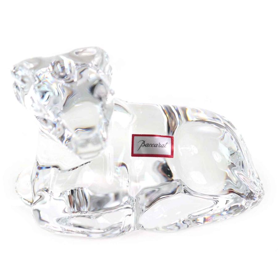 バカラ（Baccarat） 未使用品△Baccarat クリスタル 干支 牛 未 戌