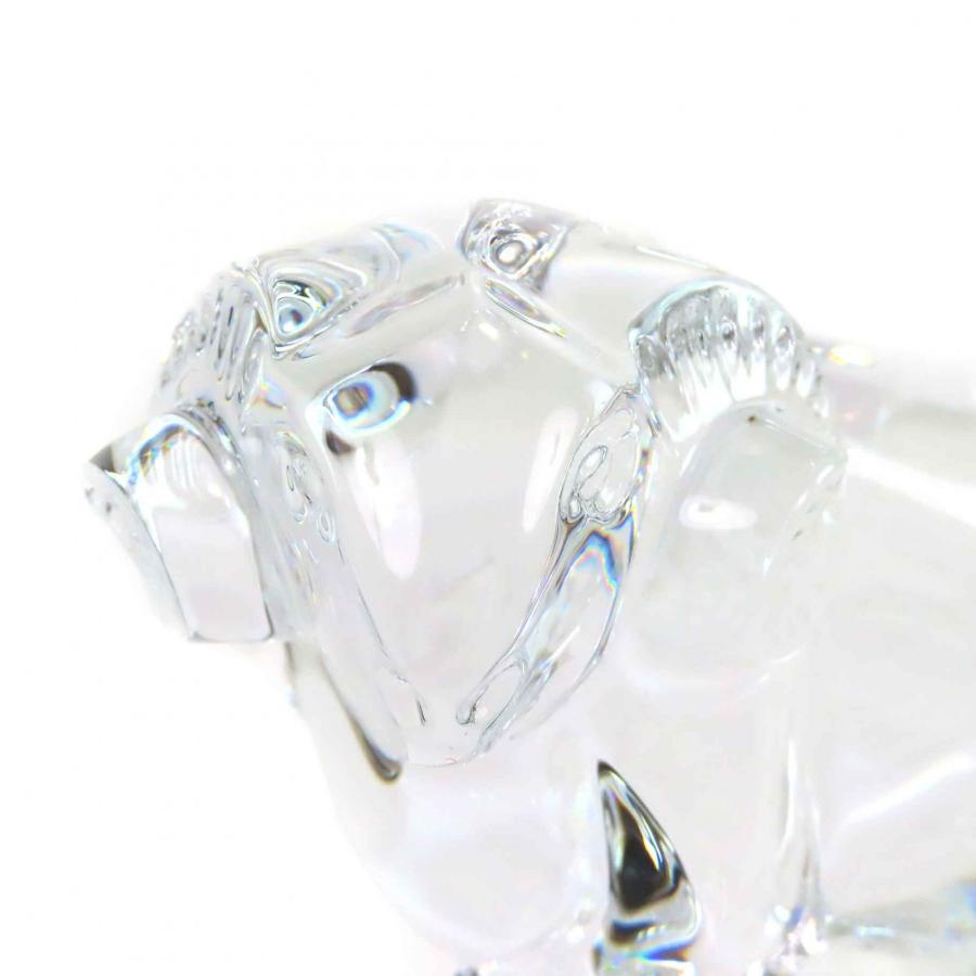 バカラ（Baccarat） 未使用品△Baccarat クリスタル 干支 牛 未 戌