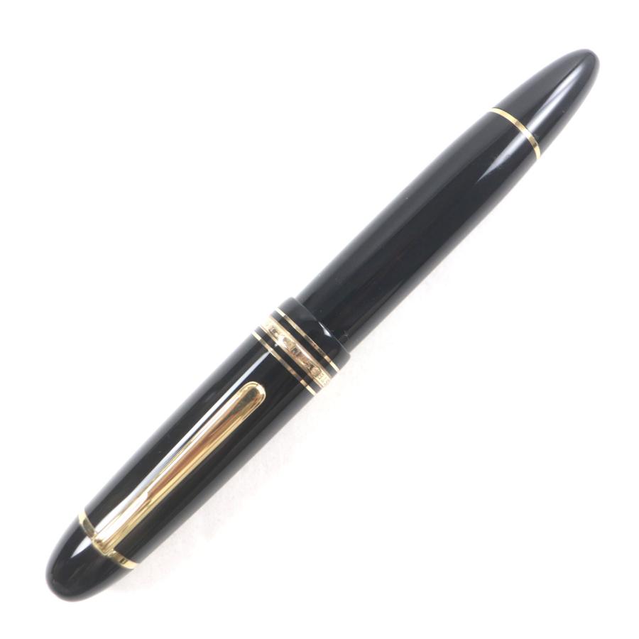 美品▼MONTBLANC モンブラン マイスターシュテュック 149 14K Mニブ ホワイトスター 万年筆 ブラック ゴールド ケース付き ドイツ製 メンズ MONTBLANC（モンブラン） 美品▽MONTBLANC マイスターシュテュック 149