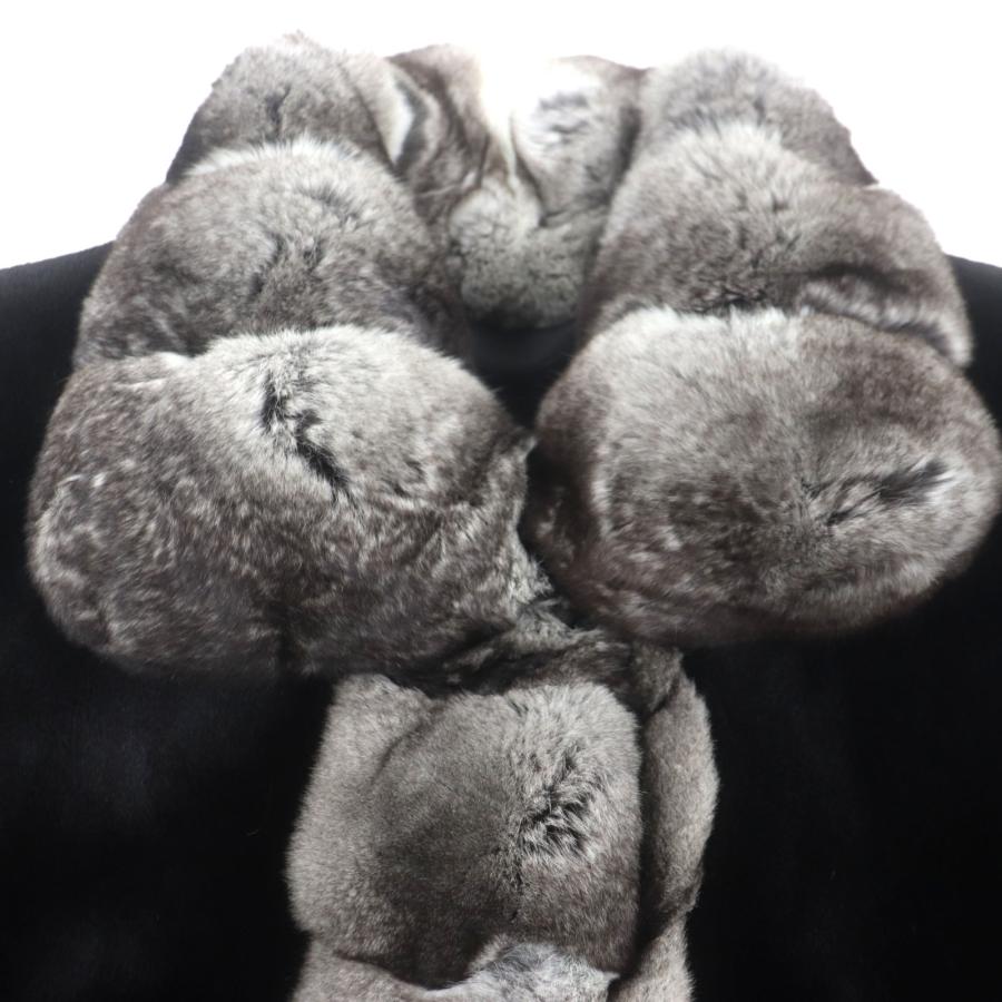 毛皮チンチラシェアードミンク、リバーシブル