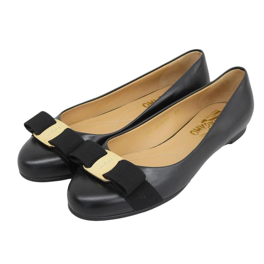 極美品△Salvatore Ferragamo サルヴァトーレフェラガモ VARINA ヴァラ 