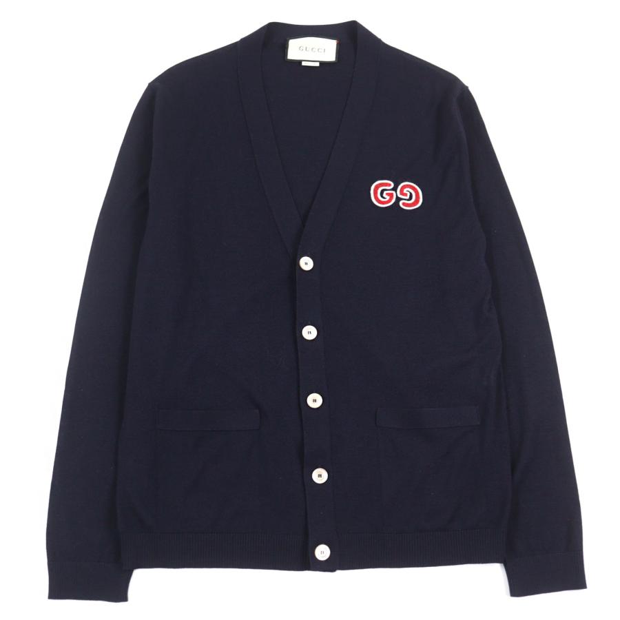 GUCCI（グッチ） 極美品○GUCCI 576815 ウール100% GG刺繍 ロゴボタン