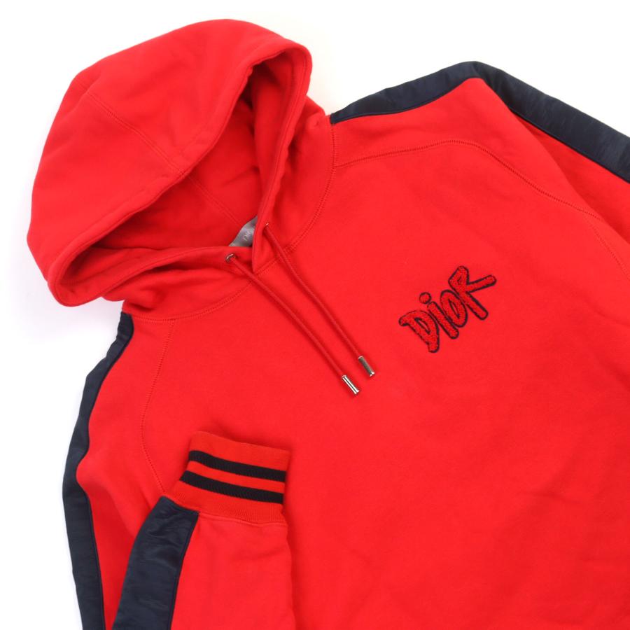 美品】DIOR ディオール パーカー レッド 赤 44