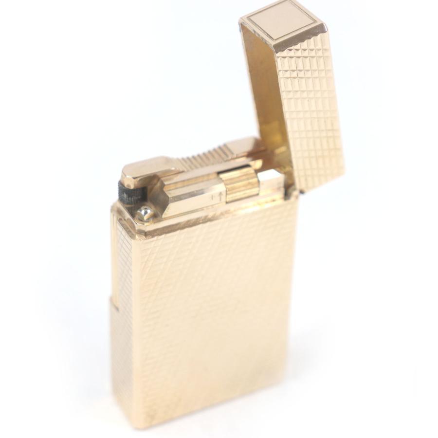 外装極美品□Dupont デュポン ライン1 ロング チェック柄 スクエア