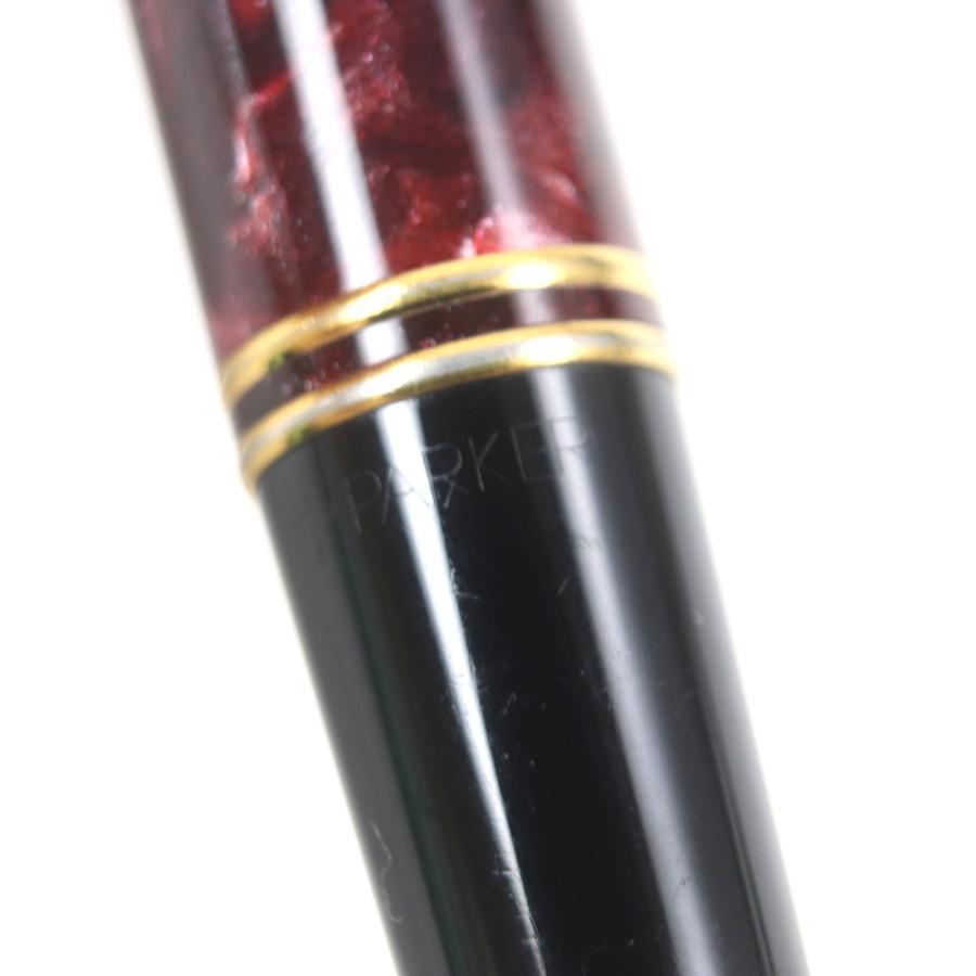 良品▽PARKER パーカー デュオフィールド マーブルレッド