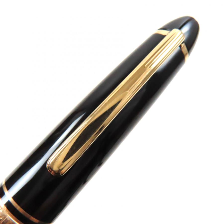 良品▼MONTBLANC モンブラン マイスターシュテュック #147 トラベラー 14K Mニブ ホワイトスター カートリッジ式 万年筆 ブラック ゴールド ドイツ製 メンズ MONTBLANC（モンブラン） 良品▽MONTBLANC マイスターシュテュック