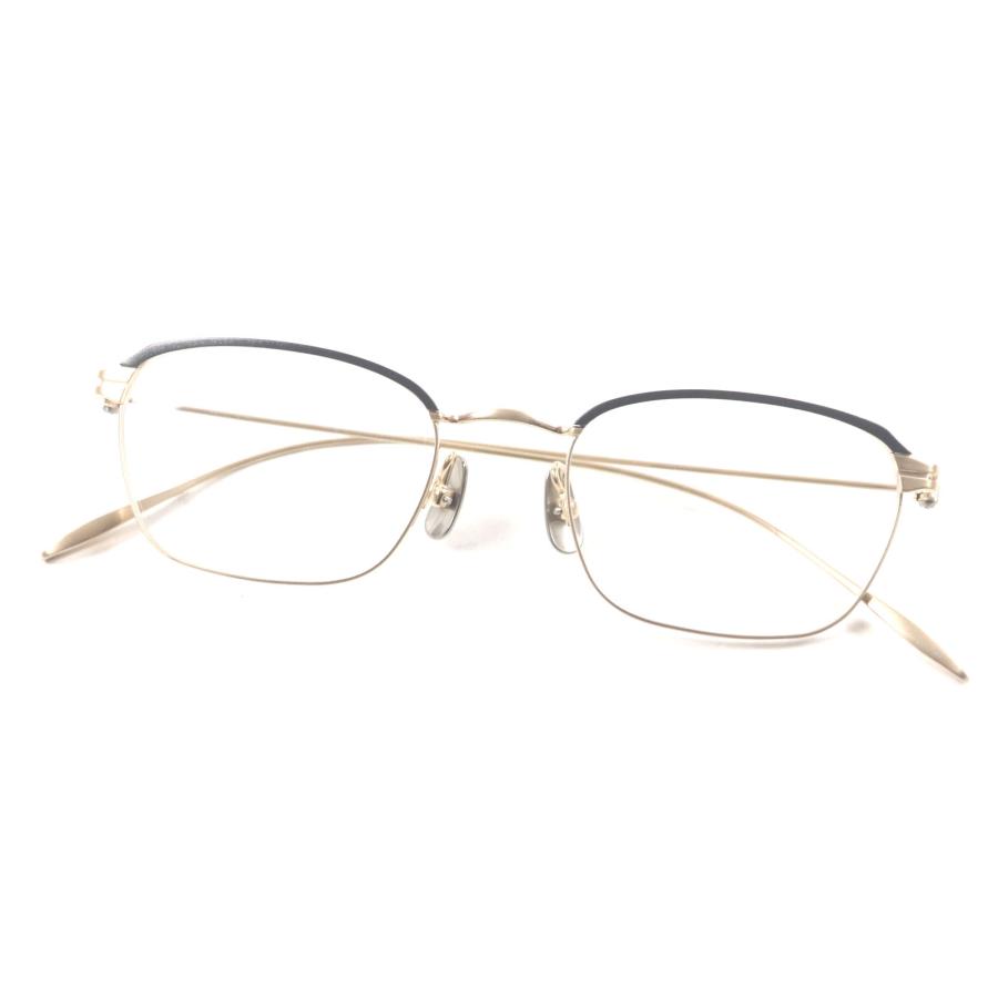 極美品▼金子眼鏡 カネコガンキョウ KM-57 メタル ウェリントン型 メガネ 眼鏡 アイウェア ブラック ゴールド 50□20-145 日本製 メンズ 極美品▽金子眼鏡 カネコガンキョウ KM-57 メタル ウェリントン型