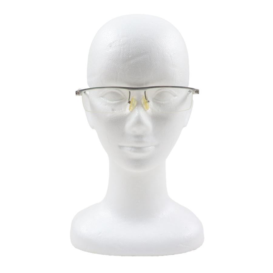Cartier（カルティエ） 良品▽Cartier ハーフリム ロゴ入り メガネ 