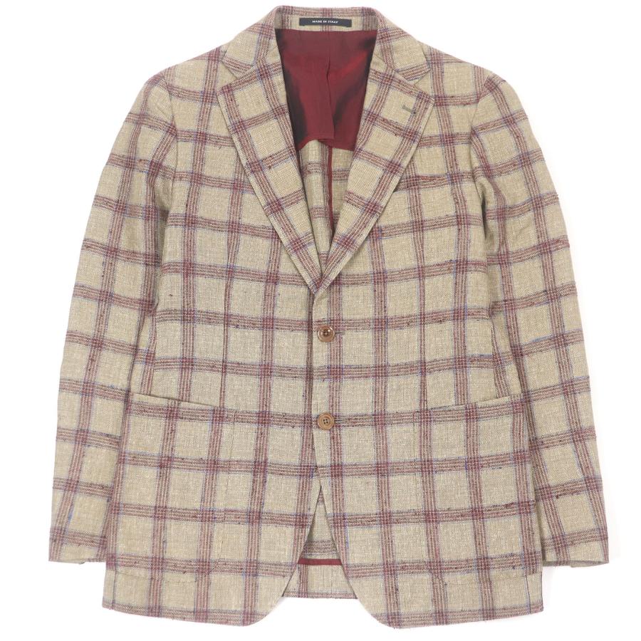 シルクリネン】タリアトーレ × Brilla テーラード グレンチェック