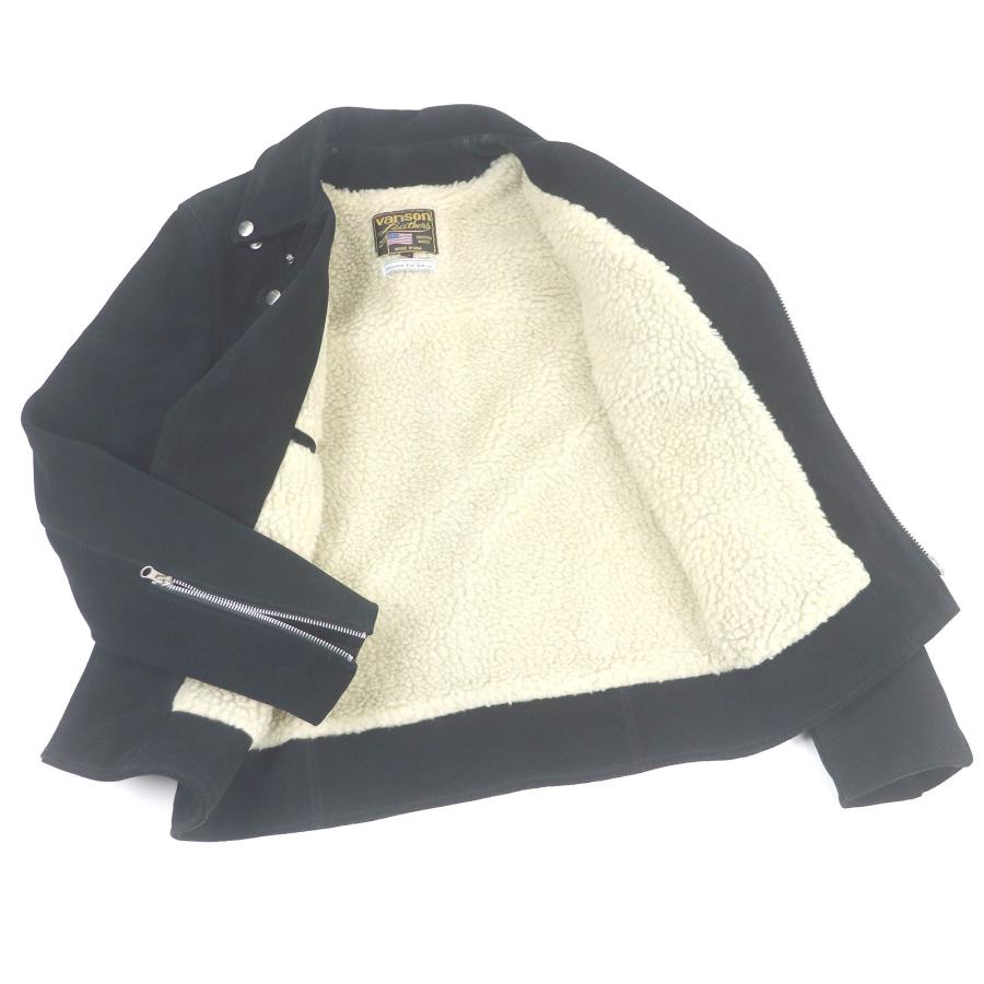 美品□VANSON Ron Herman バンソン ロンハーマン 牛革 スウェード