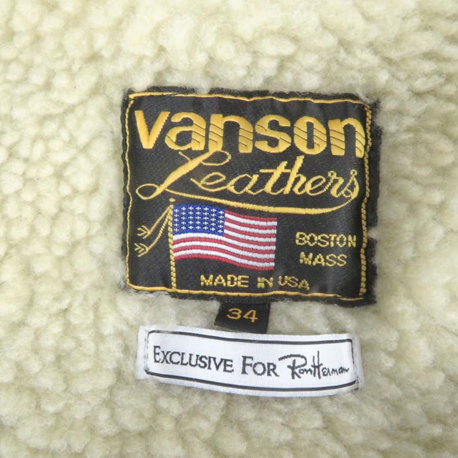 美品□VANSON Ron Herman バンソン ロンハーマン 牛革 スウェード