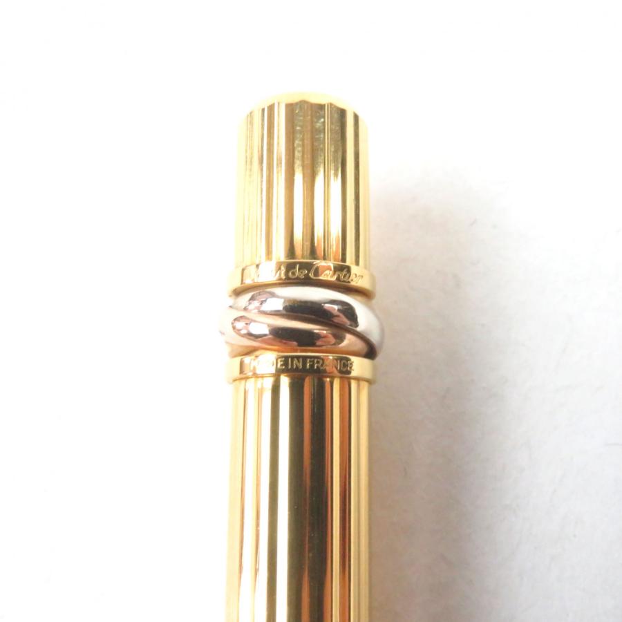 Cartier（カルティエ） 極美品○Cartier トリニティ ロゴ刻印 ツイスト