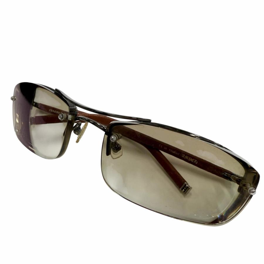 良品▽CHROME HEARTS クロムハーツ AMPED レザー 925 ツーブリッジ
