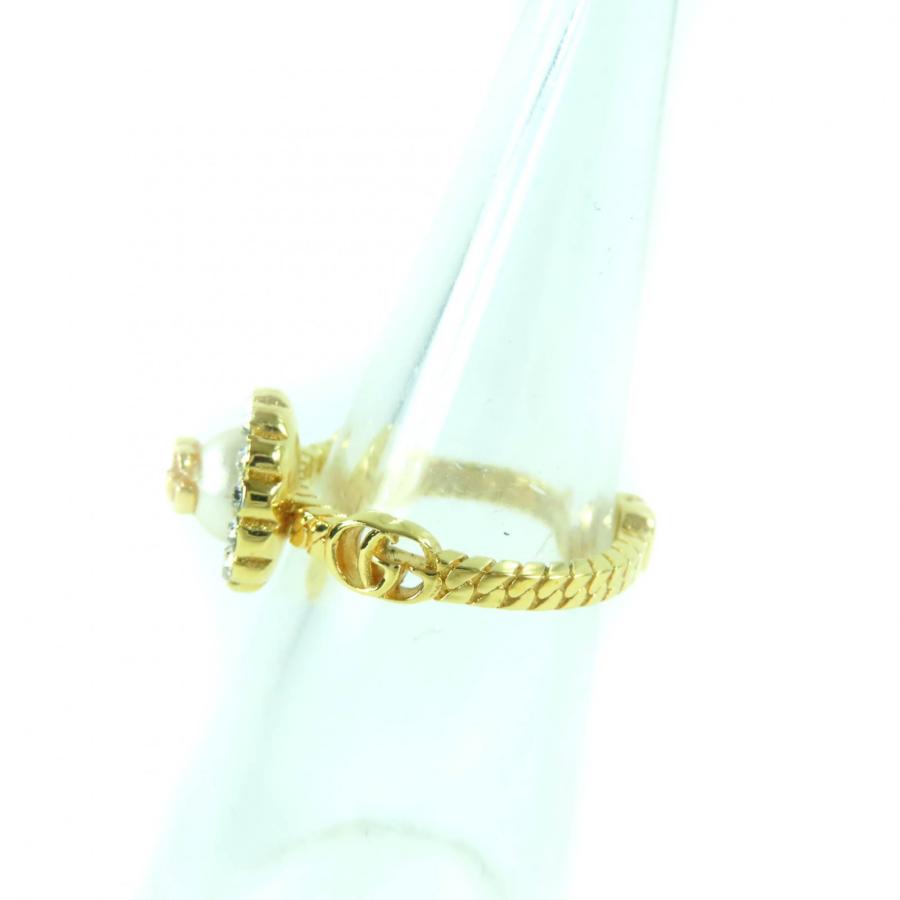 GUCCI（グッチ） 極美品☆GUCCI 702585 ダブルG ラインストーン F