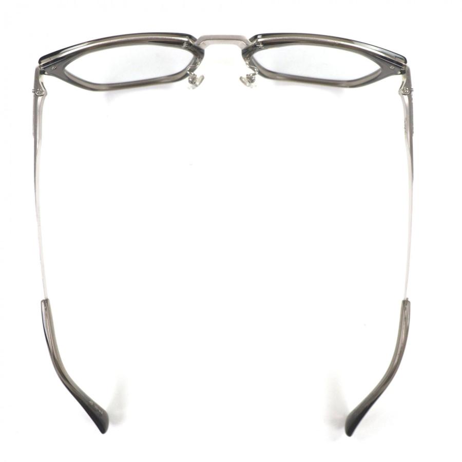美品▼Opticien Loyd オプティシァンロイド LY-01 メガネ 眼鏡 アイウェア クリアグレー シルバー 51□21-143 ケース付き 日本製 メンズ 美品▽Opticien Loyd オプティシァンロイド LY-01 メガネ 眼鏡 アイ