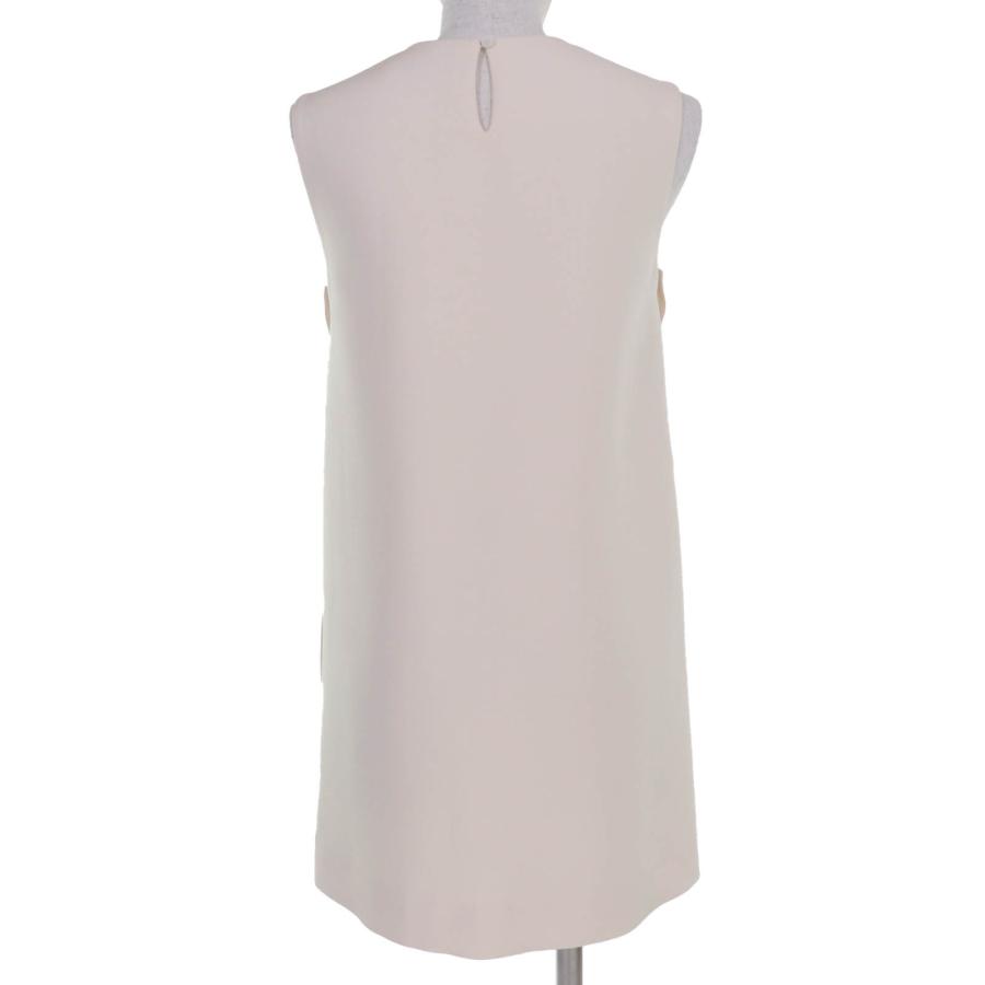 美品☆Christian Dior クリスチャンディオール 341B32A1166 シルク fallコレクション着用 ロゴボタン ドレス ワンピース 38 正規品の画像