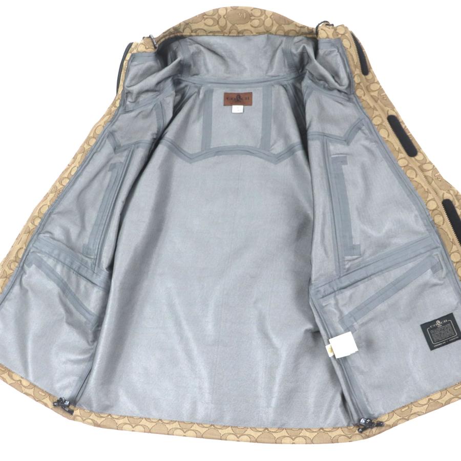 極美品▽コーチ エイプ 001HJG231904X シグネチャーロゴ フーデッド 