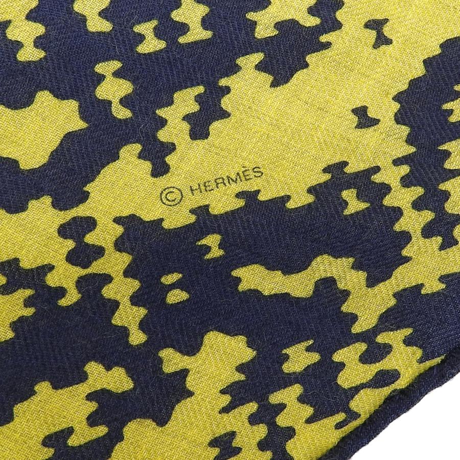 HERMES（エルメス） 未使用品△HERMES ロザンジュGM カシミヤ シルク混