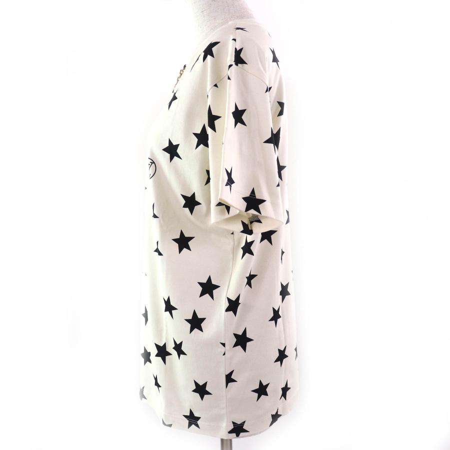 美品△LOUIS VUITTON ルイヴィトン 22AW 1AA9WZ コットン100％ LVロゴ スター チェーン クルーネック 半袖Ｔシャツ アイボリー S 正規品 LOUIS VUITTON（ルイ・ヴィトン） 美品△LOUIS VUITTON 22AW 1AA9WZ