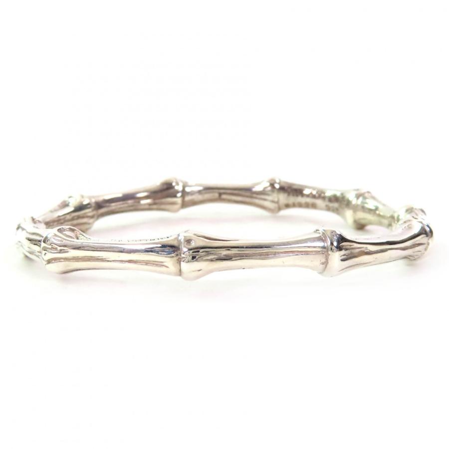 (B) Tiffany& Co. ティファニー バンブーバングル SV シルバー TIFFANY&Co.（ティファニー） 美品△TIFFANY&Co. バンブー バングル