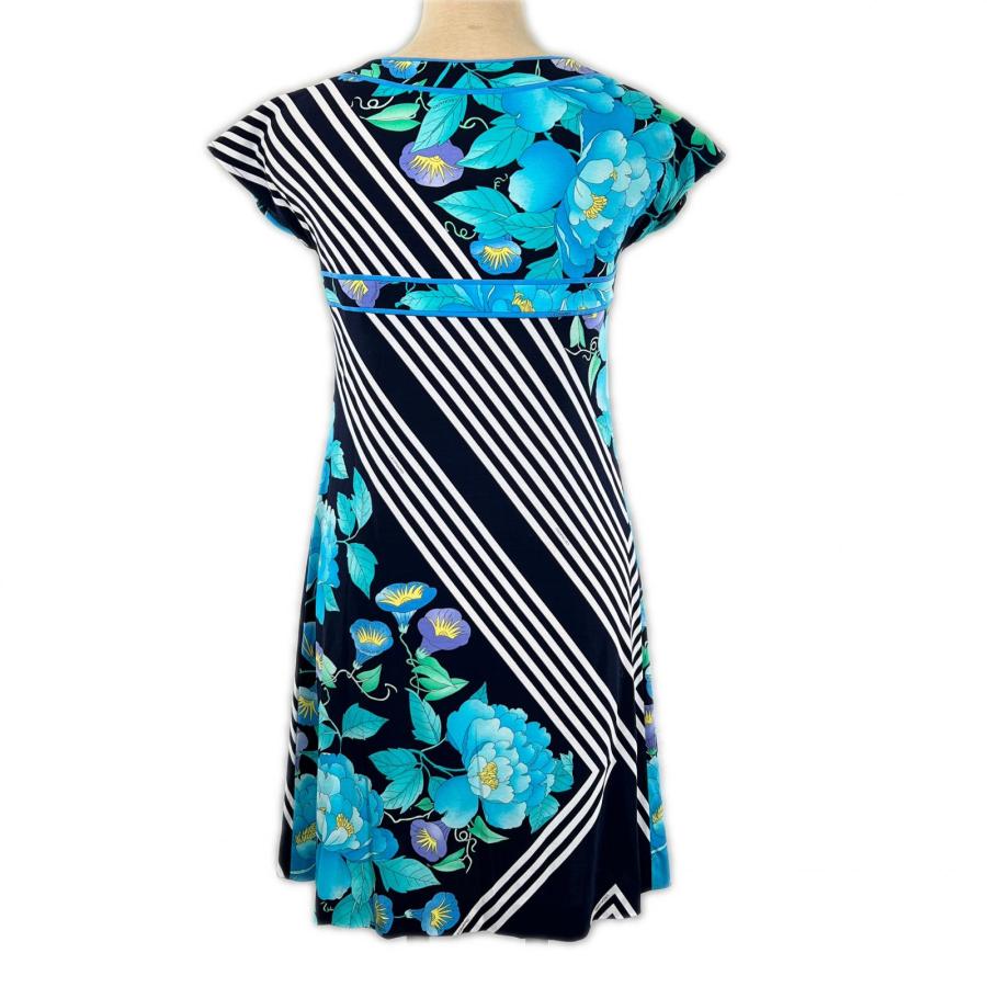 ♥更にセール♥✨️極美品✨レオナール ワンピース 花柄 ボタニカル 極美品△LEONARD FASHION レオナール ファッション コットン100