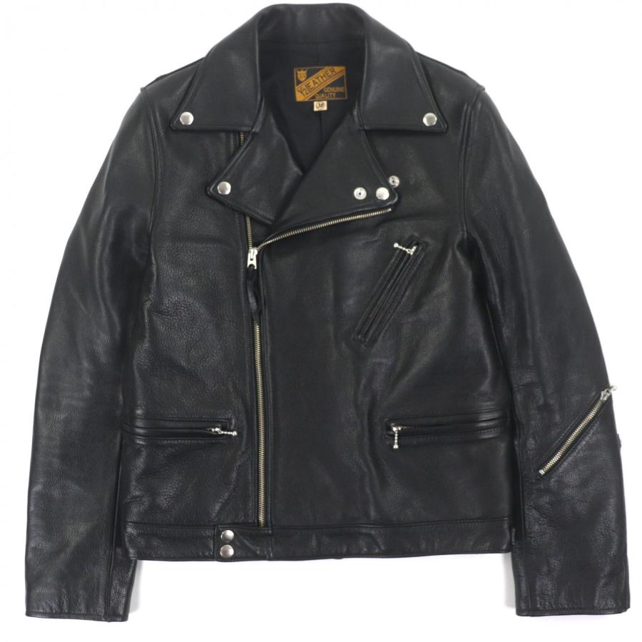 美品▽Y'2 LEATHER ワイツーレザー SR-39 牛革 ステアオイル ダブル