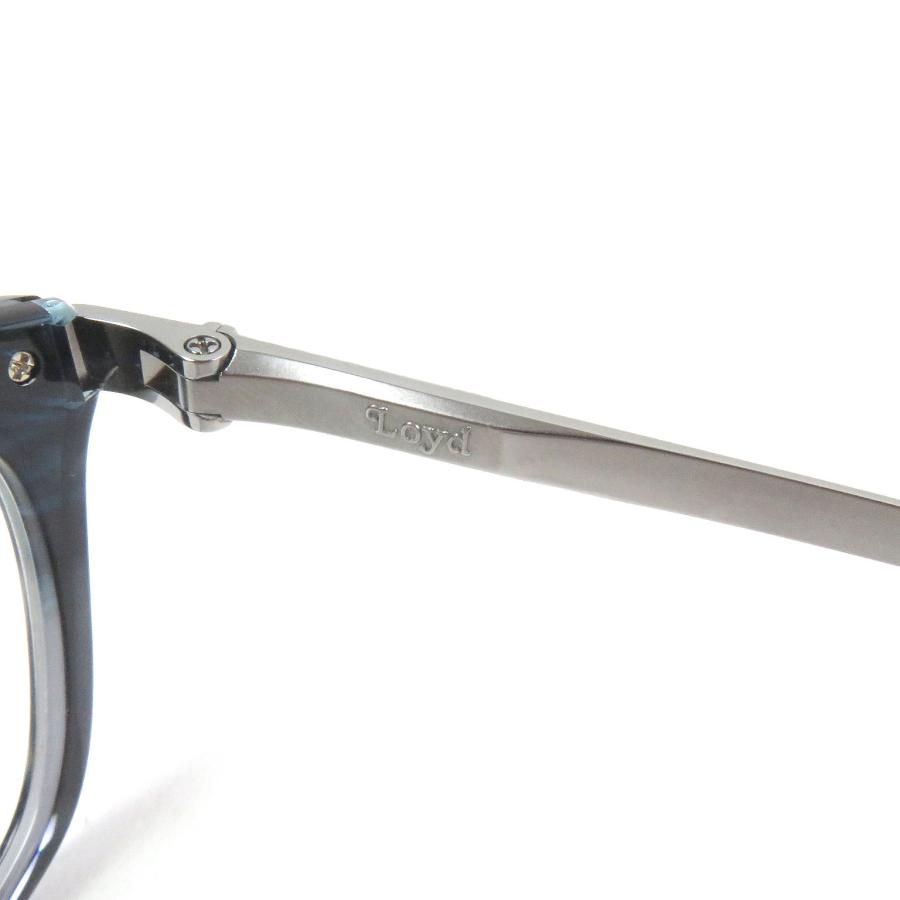 極美品□Opticien Loyd オプティシァンロイド LY-01 マーブル ウェリントン メガネ 眼鏡 アイウェア ネイビー 51□21-143 日本製 メンズ 極美品□Opticien Loyd オプティシァンロイド LY-01 マーブル
