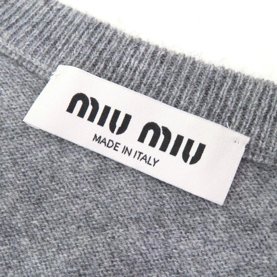 miu miu（ミュウミュウ） 極美品△MIUMIU 2023年製 MMV106 カシミヤ100 