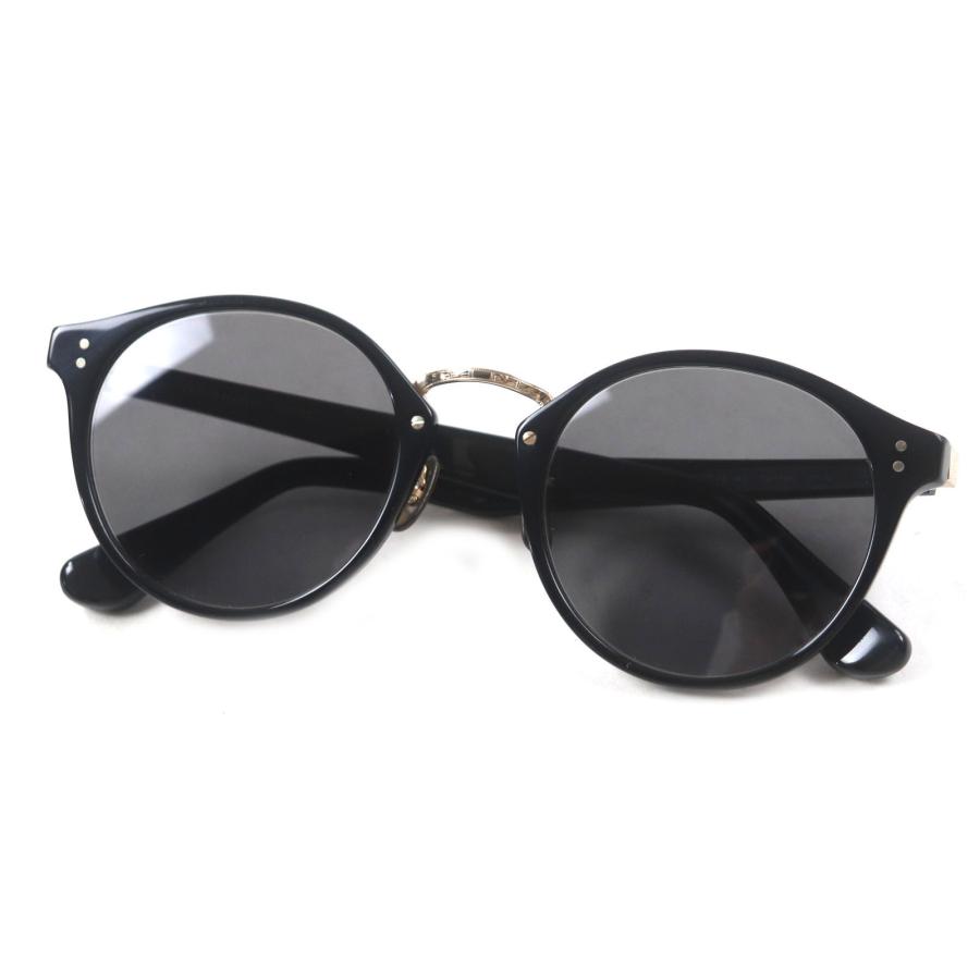 美品★Oliver Peoples★ラウンドサングラス ブラック OLIVER PEOPLES（オリバーピープルズ） 美品▽OLIVER PEOPLES Tannen