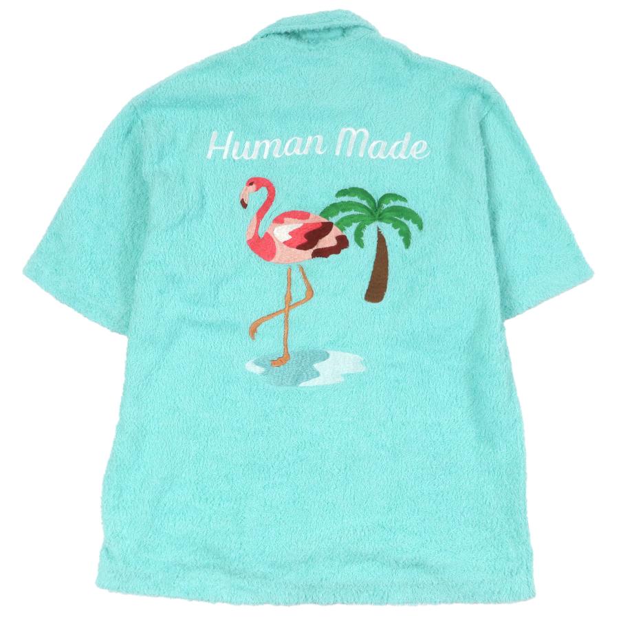 極美品□HUMAN MADE ヒューマンメイド Pile Shirt フラミンゴ エン