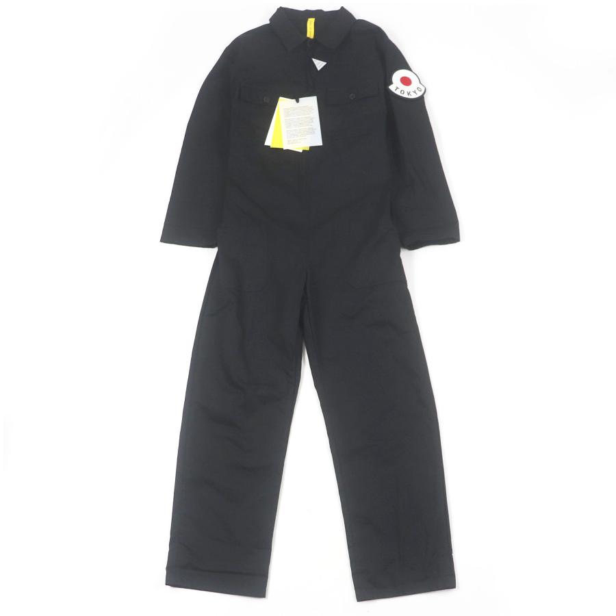 80s MONCLER 黒 ジャンプスーツ ウィンタースポーツ用 MONCLER