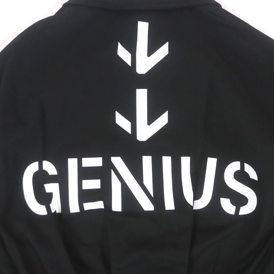 未使用品□MONCLER GENIUS モンクレール ジーニアス TUTA コットン100％ ロゴワッペン ジャンプスーツ ツナギ ブラック XS イタリア製 正規品 メンズ 未使用品□MONCLER GENIUS モンクレール ジーニアス TUTA ロゴワッペン