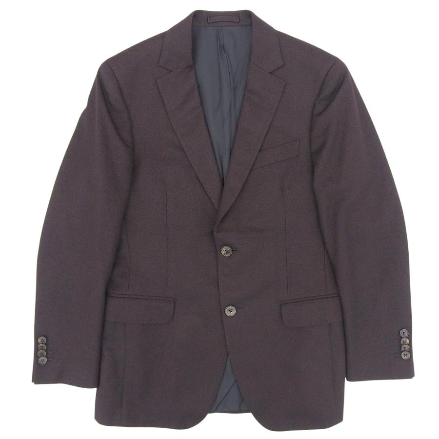 極美品▲Salvatore Ferragamo サルヴァトーレフェラガモ カシミヤ シルク混 シングル テーラードジャケット ブラウン 46　正規品 メンズ 極美品△Salvatore Ferragamo サルヴァトーレフェラガモ カシミヤ