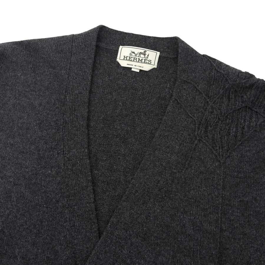 HERMES（エルメス） 極美品△HERMES 24年製 カシミヤ100％ Vネック