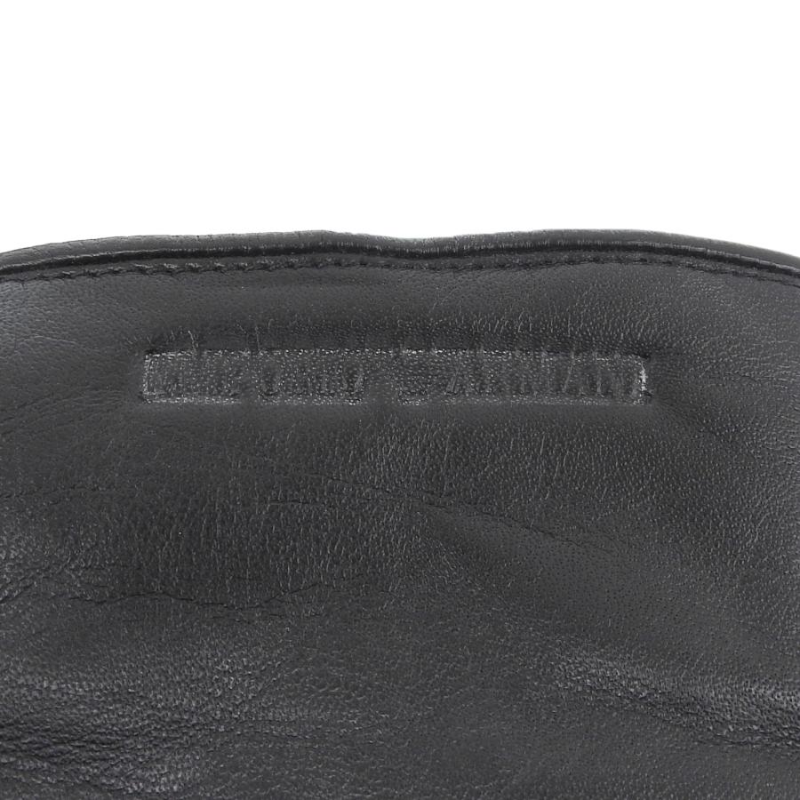 未使用品▲EMPORIO ARMANI エンポリオ アルマーニ 624136 ラムレザー ロゴエンボスデザイン レザーグローブ 手袋 S イタリア製 メンズ EMPORIO ARMANI - 未使用品△EMPORIO ARMANI エンポリオ アルマーニ