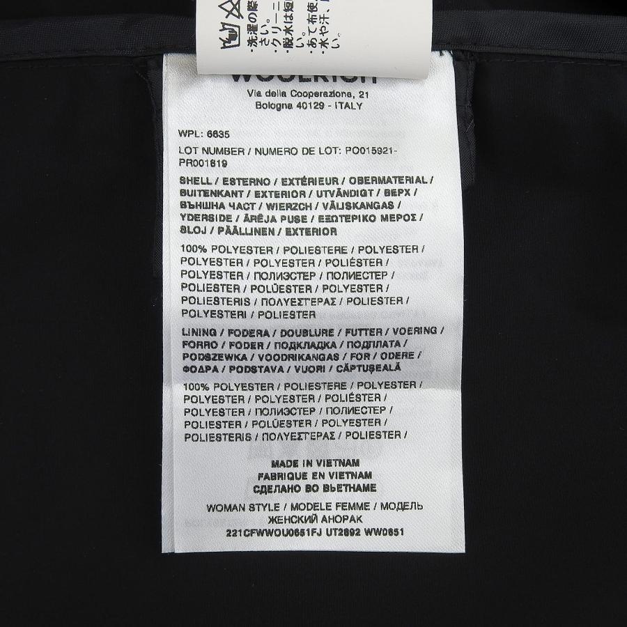 WOOLRICH（ウールリッチ） 美品△WOOLRICH WWOU0651 ANORAK 金ボタン 