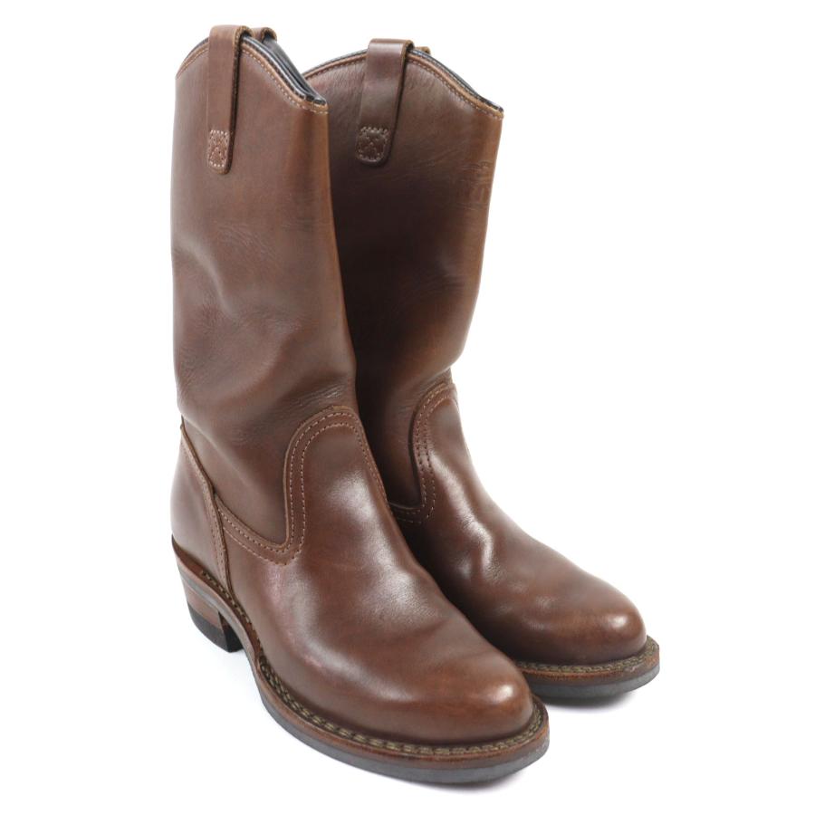 WESCO 美品○WESCO ウエスコ Western Boss レザー ロゴ刻印 ウエスタン