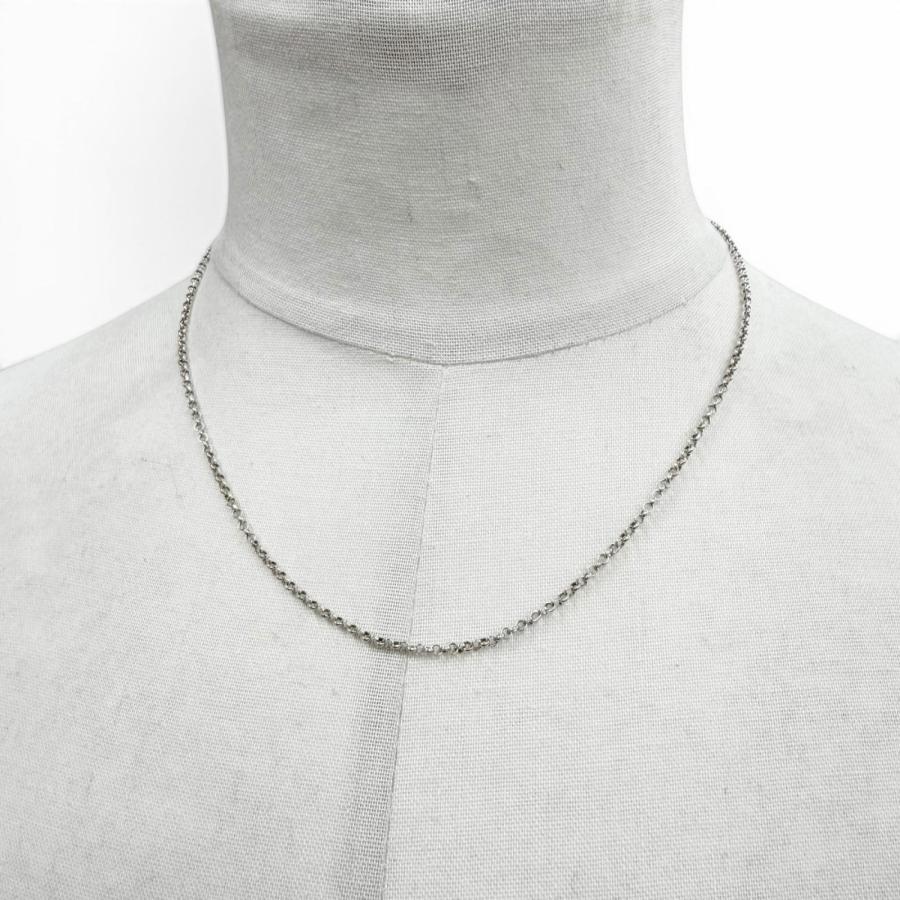 美品▽CHROME HEARTS クロムハーツ NECKCHAIN R20 ロールチェーン 925