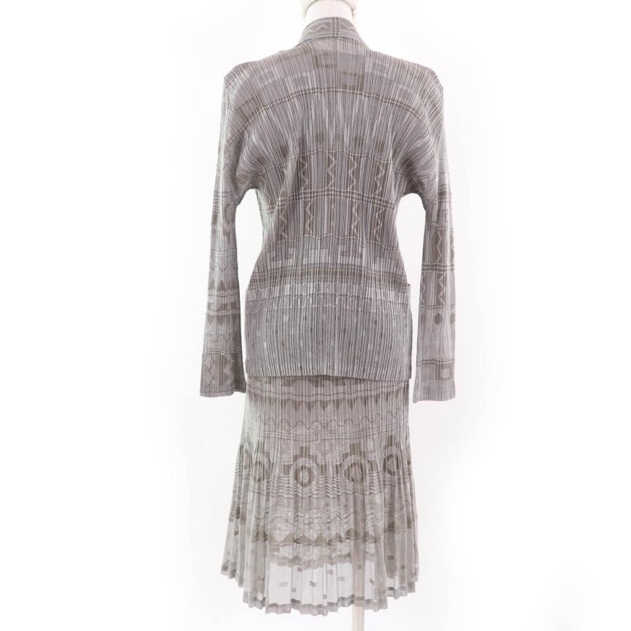 極美品☆PLEATS PLEASE プリーツプリーズ イッセイミヤケ 幾何学模様
