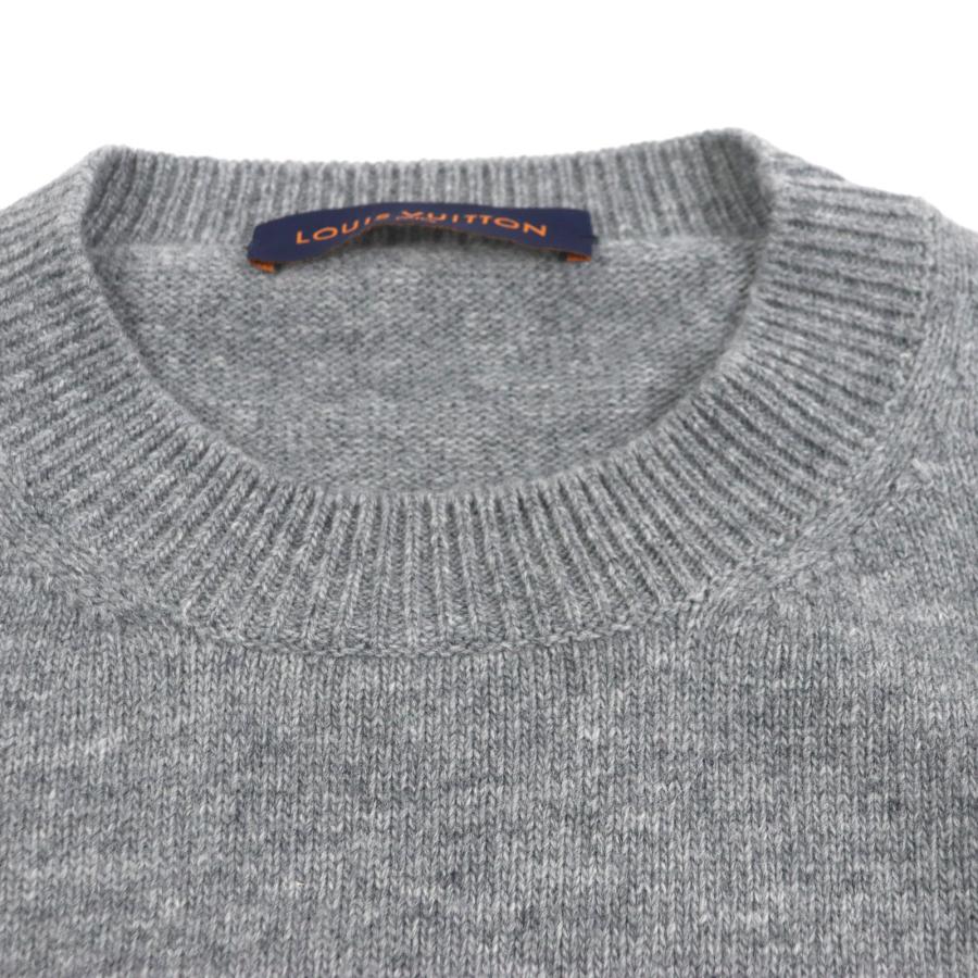 美品▼LOUIS VUITTON ルイヴィトン 22SS タイガーインタルシア ウール100% Amen Break クルーネック ニットセーター S 正規品 メンズ_1