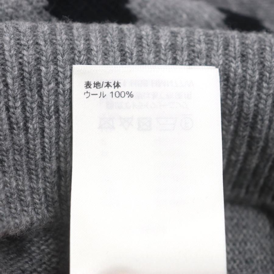 美品▼LOUIS VUITTON ルイヴィトン 22SS タイガーインタルシア ウール100% Amen Break クルーネック ニットセーター S 正規品 メンズ_7
