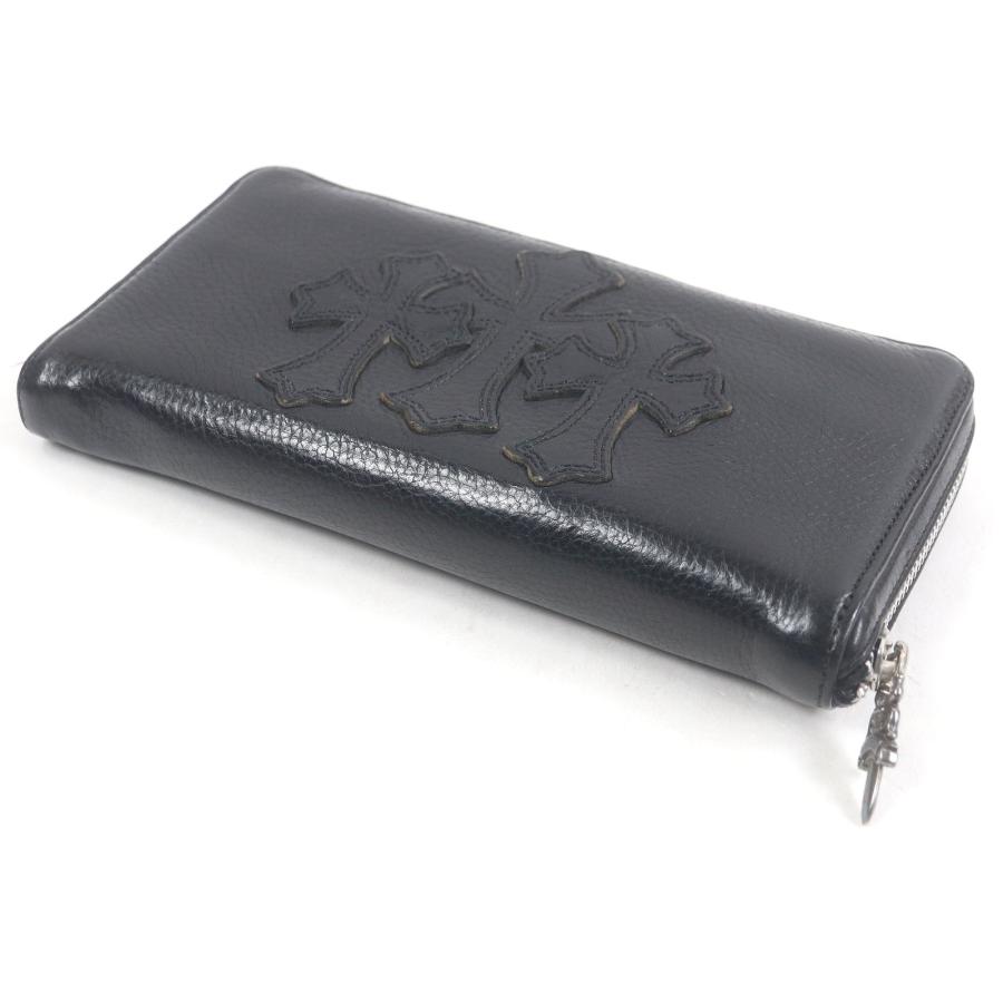 美品□CHROME HEARTS クロムハーツ REC F ZIP レザー 3セメタリー