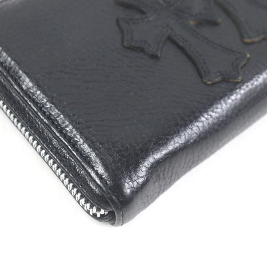 美品□CHROME HEARTS クロムハーツ REC F ZIP レザー 3セメタリー