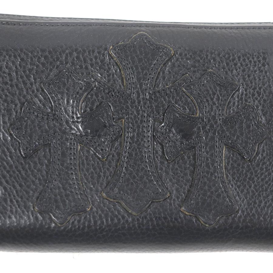 美品□CHROME HEARTS クロムハーツ REC F ZIP レザー 3セメタリー