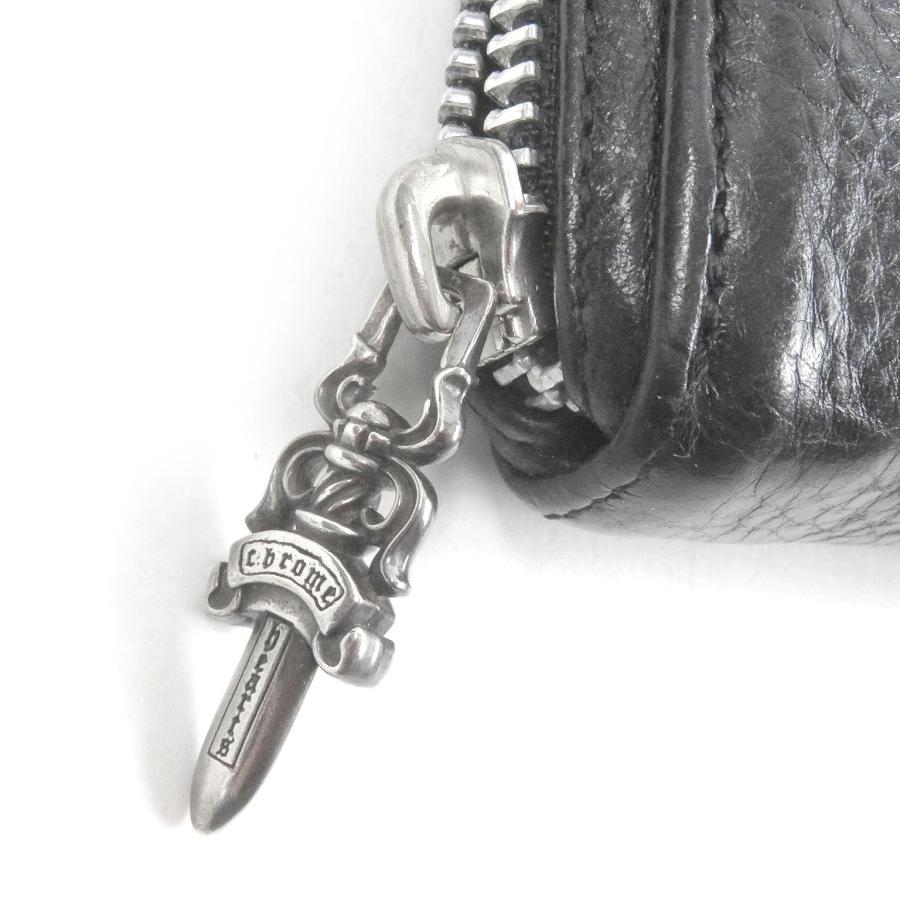 美品□CHROME HEARTS クロムハーツ REC F ZIP レザー 3セメタリー