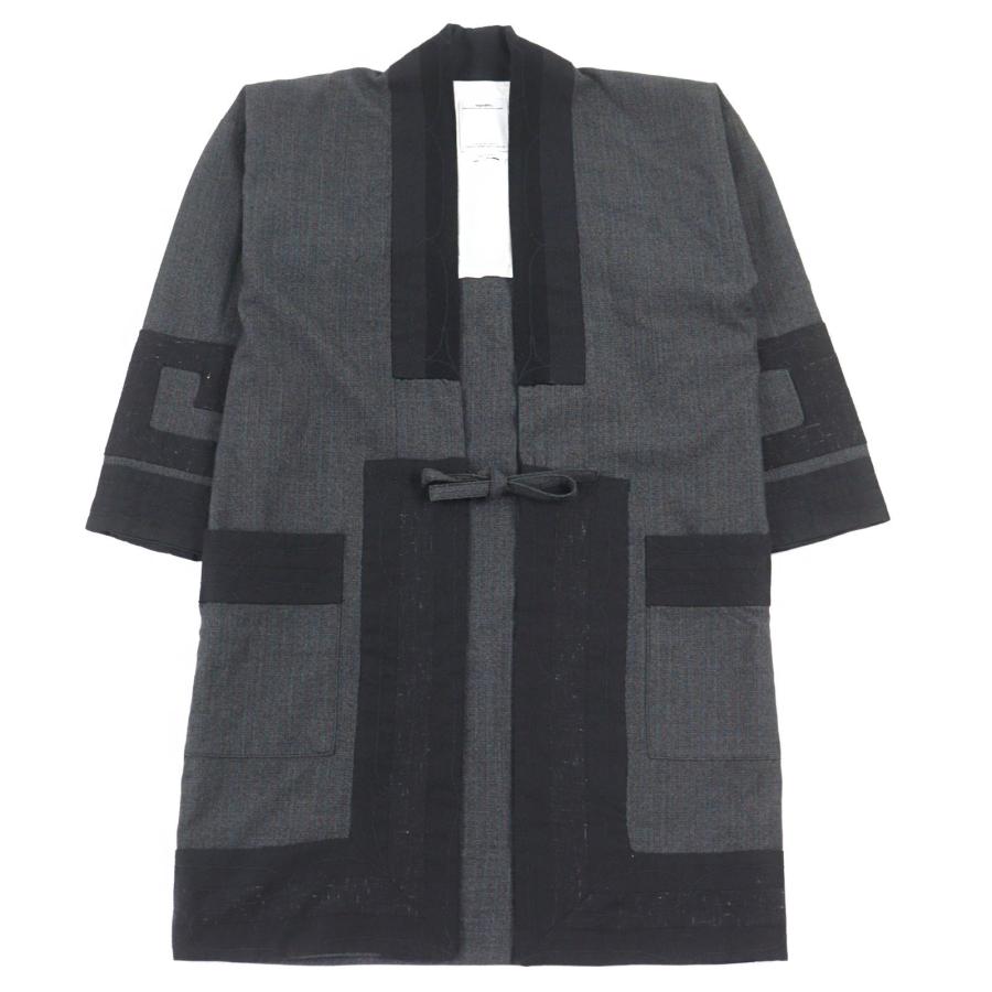 極美品○VISVIM ビズビム 0116205013017 RUUNPE COAT ルンペコート パッチワーク 羽織 グレー系 1 日本製 正規品 メンズおすすめ 極美品○VISVIM ビズビム 0116205013017 RUUNPE COAT ルンペコート