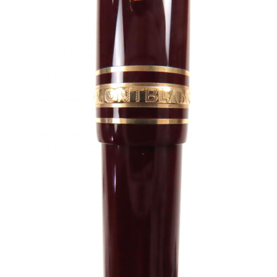 美品▼MONTBLANC モンブラン マイスターシュテュック クラシック 14K Fニブ ホワイトスター 万年筆 ボルドー ゴールド ドイツ製 メンズ MONTBLANC（モンブラン） 美品▽MONTBLANC マイスターシュテュック